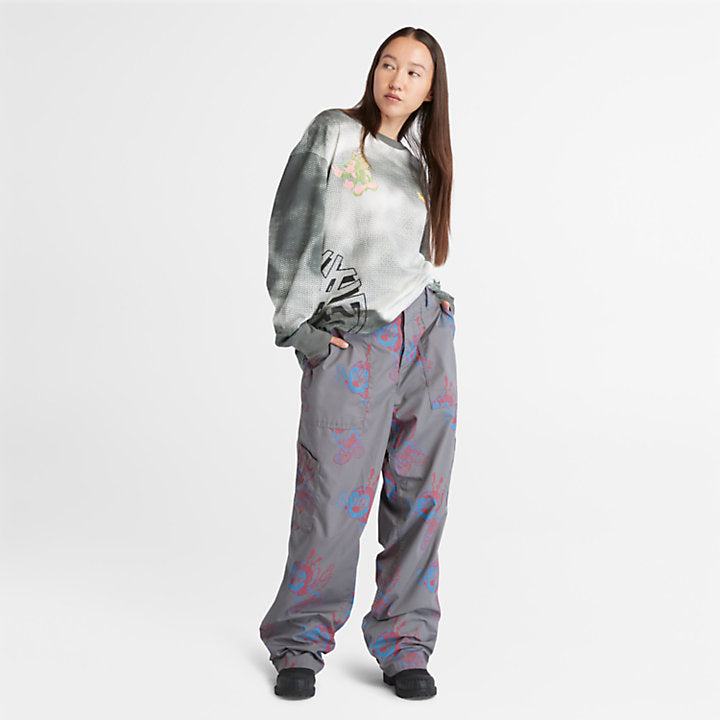 TIMBERLAND BEE LINE X TIMBERLAND PRINTED TROUSERS FOR ALL GENDERS IN GREY