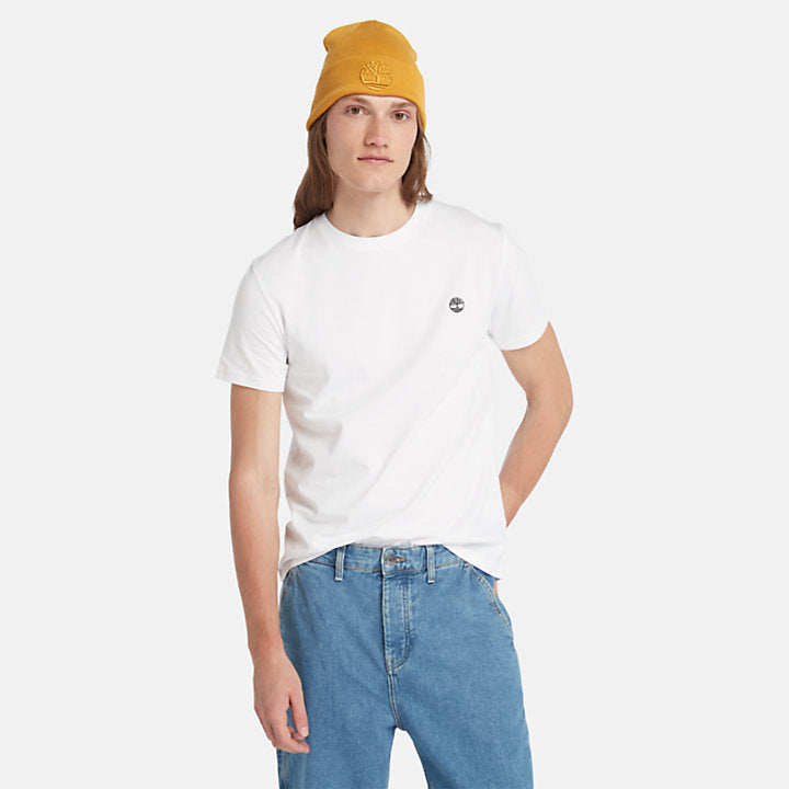 TIMBERLAND 3-PACK BASIC JERSEY CREW T-SHIRT FOR MEN IN WHITE