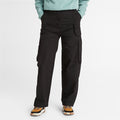 TIMBERLAND WOVEN UTILITY TROUSER FOR WOMEN IN BLACK