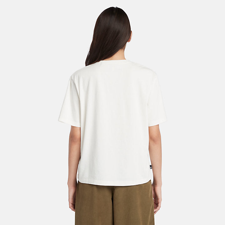 Seasonal Logo T-Shirt For Women In White – Timberland South Africa