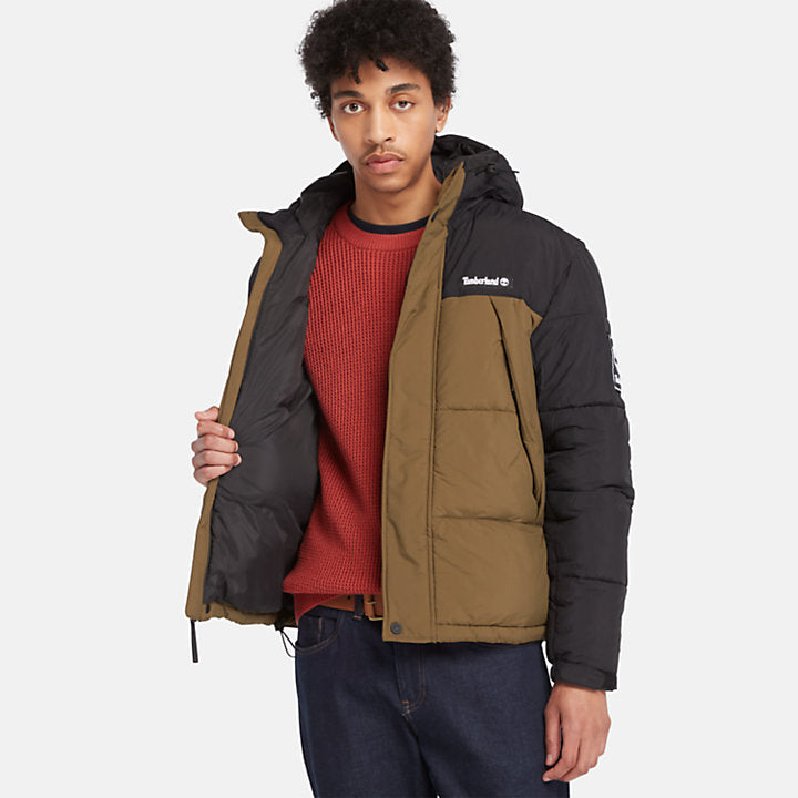 TIMBERLAND OUTDOOR ARCHIVE PUFFER JACKET FOR MEN IN GREEN