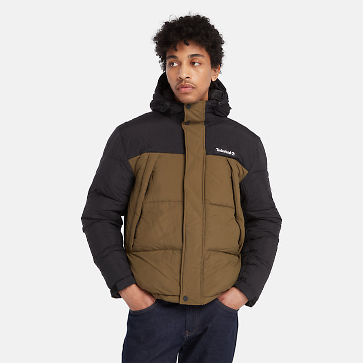 TIMBERLAND OUTDOOR ARCHIVE PUFFER JACKET FOR MEN IN GREEN