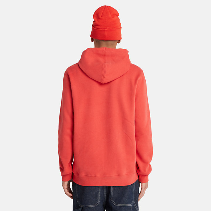TIMBERLAND 50TH ANNIVERSARY HOODIE SWEATSHIRT IN RED